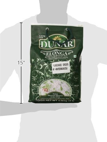 Elonga Basmati Rice 1121 Long Grain, 10 Lb