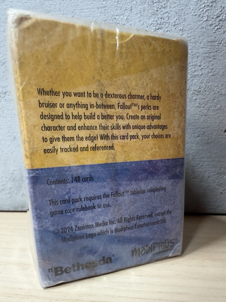 Fallout: The Roleplaying Game Perk Cards | New