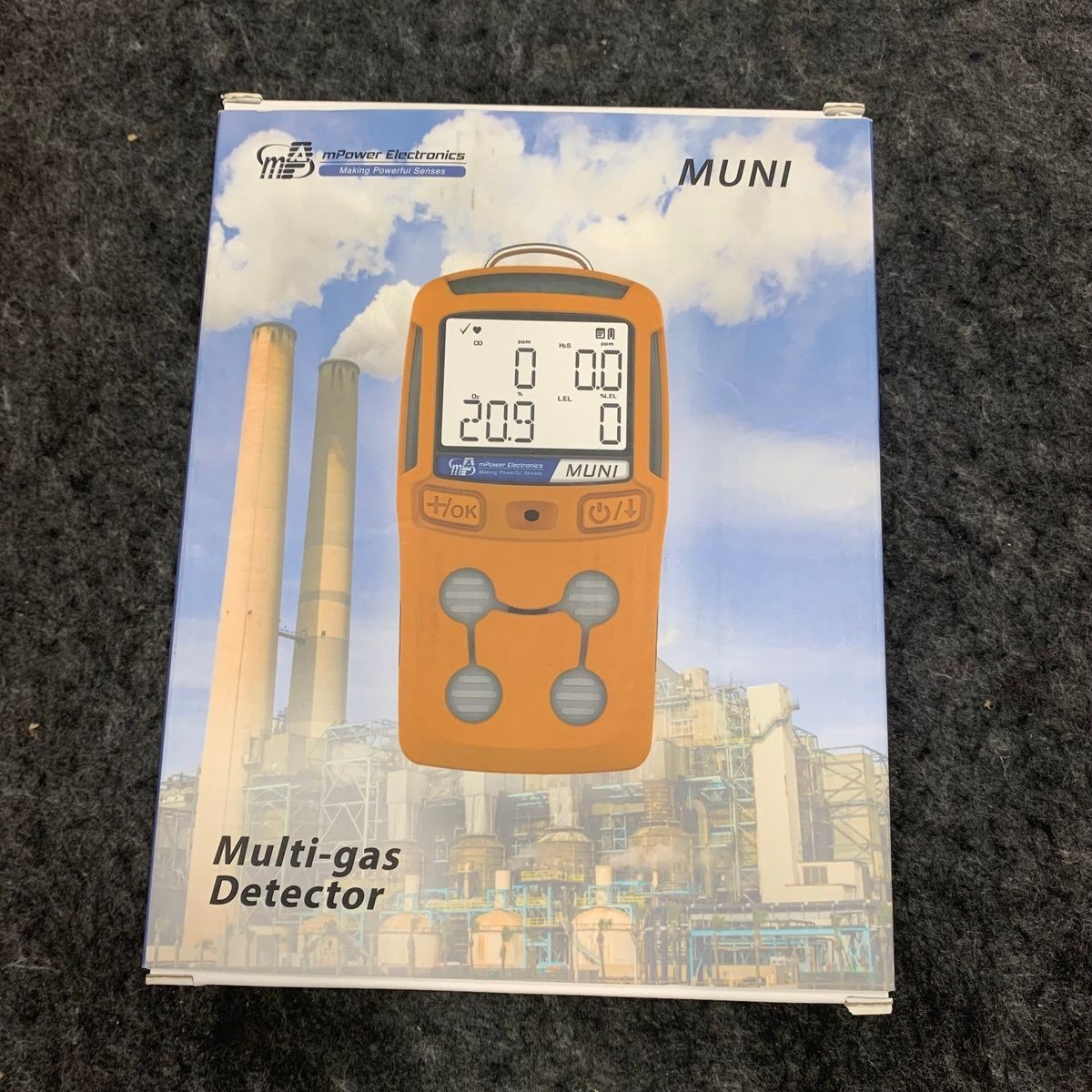 MPOWER ELECTRONICS MP427 Muni Multi Gas Detector with Diffusion Sampling