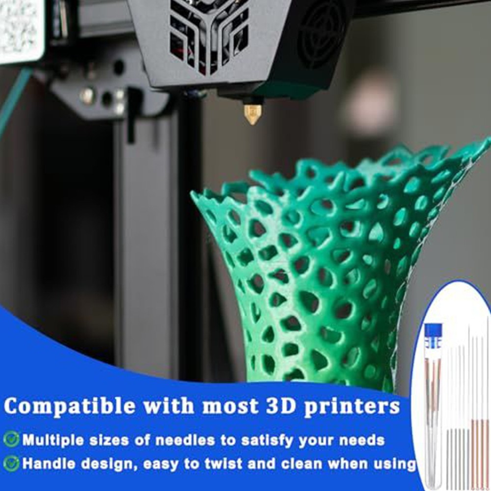 3D Printer Nozzle Needle Nozzle Cleaning Needles 3D Printer Parts 2 Sets