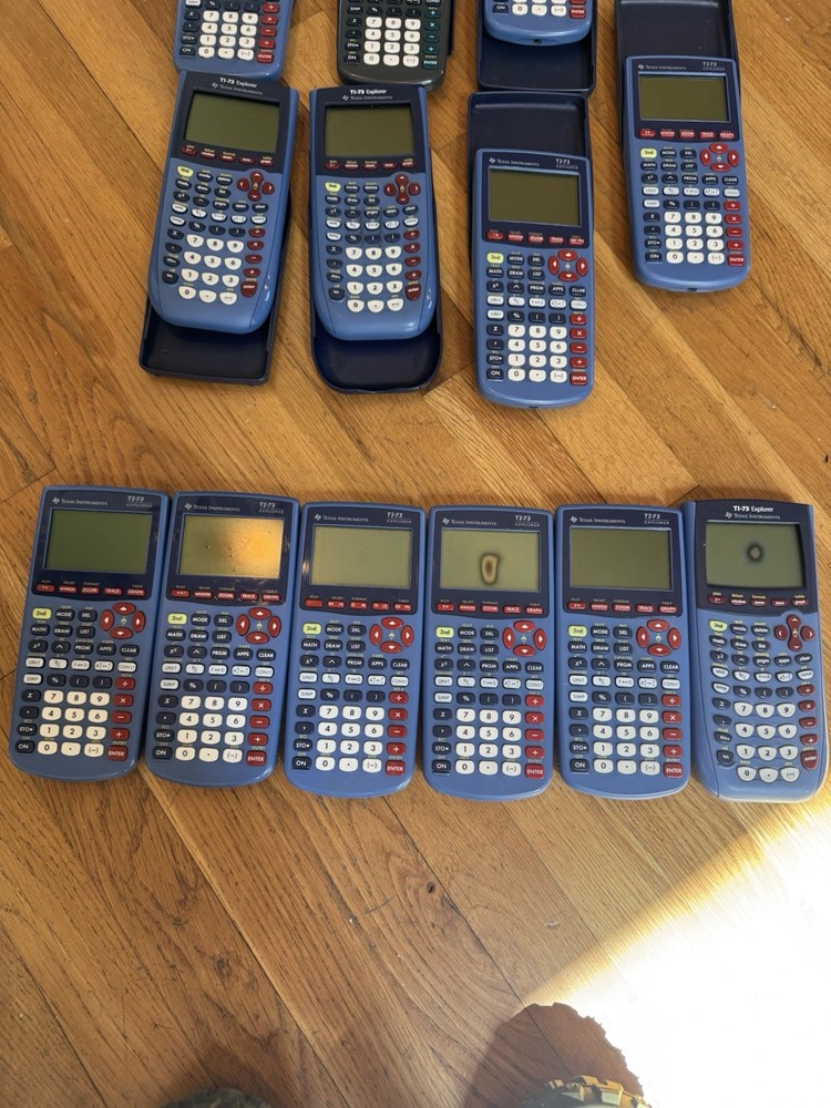 TI-73 Explorer Graphing Calculators 7 Working 6 Non Working 13 Total