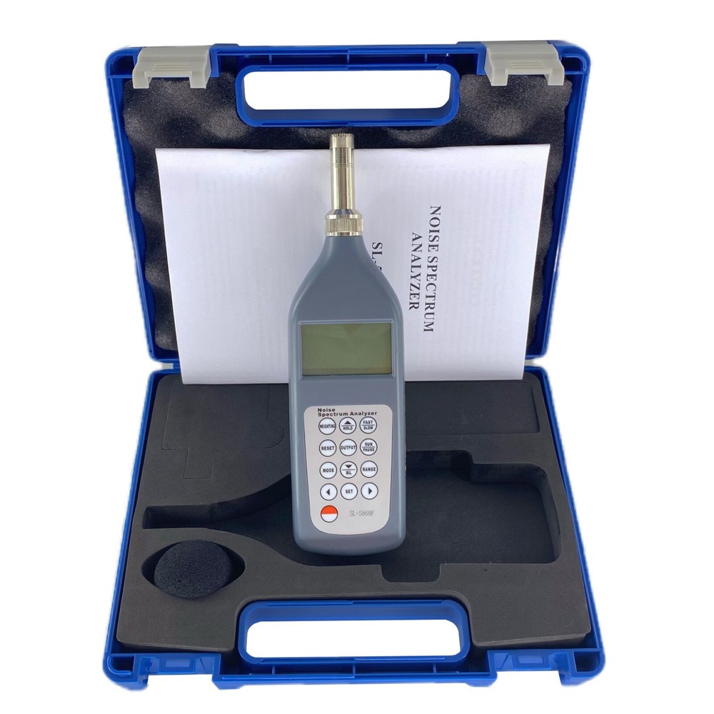Integrated Sound Level Meter Noise Spectrum Analyzer with Range 25dB~130dB (A)