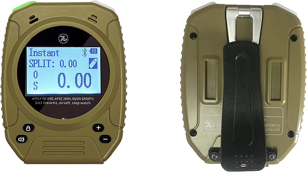 Indesign Tactical Shot Timer for Shooting - Practice Shooting Timer Dry Fire for