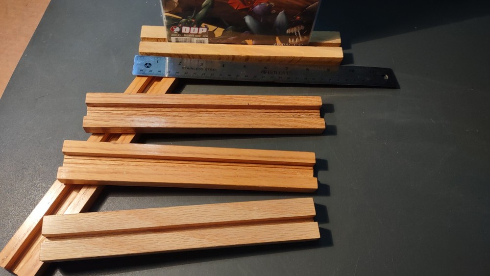 Comic Book Display - Real Wood Wall Mount - Hand Made - GRADED Comics- Standard
