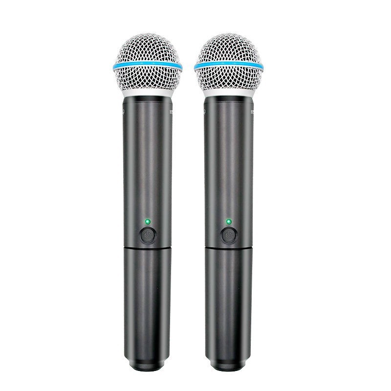 NEW Shure BLX288/PG58 Handheld Wireless Microphone System Come with 2 Microphone