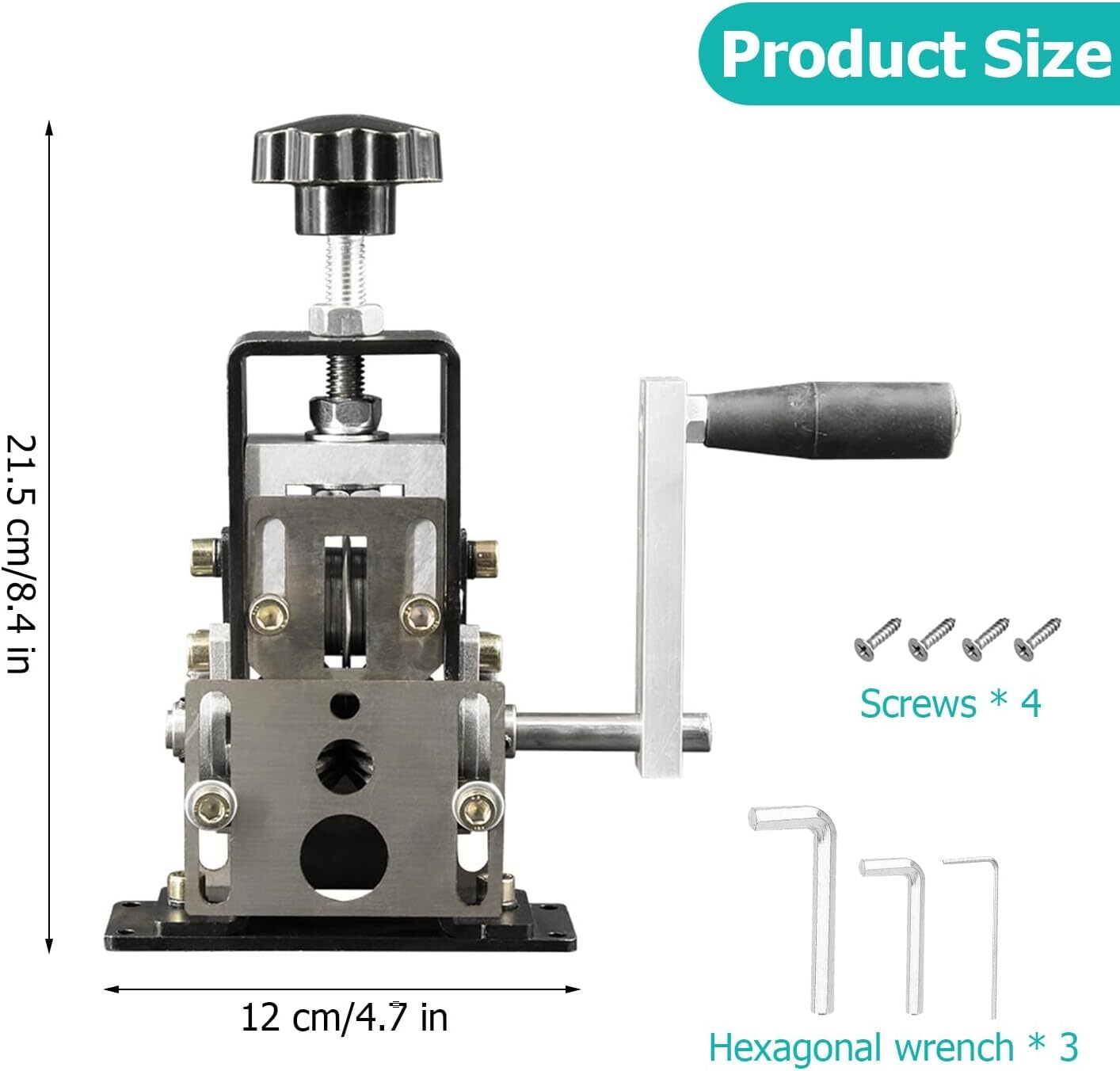 Maquina Para Pelar Cable Manual Taladro Alambre de Cobre 0.06 a 1" Pelacables