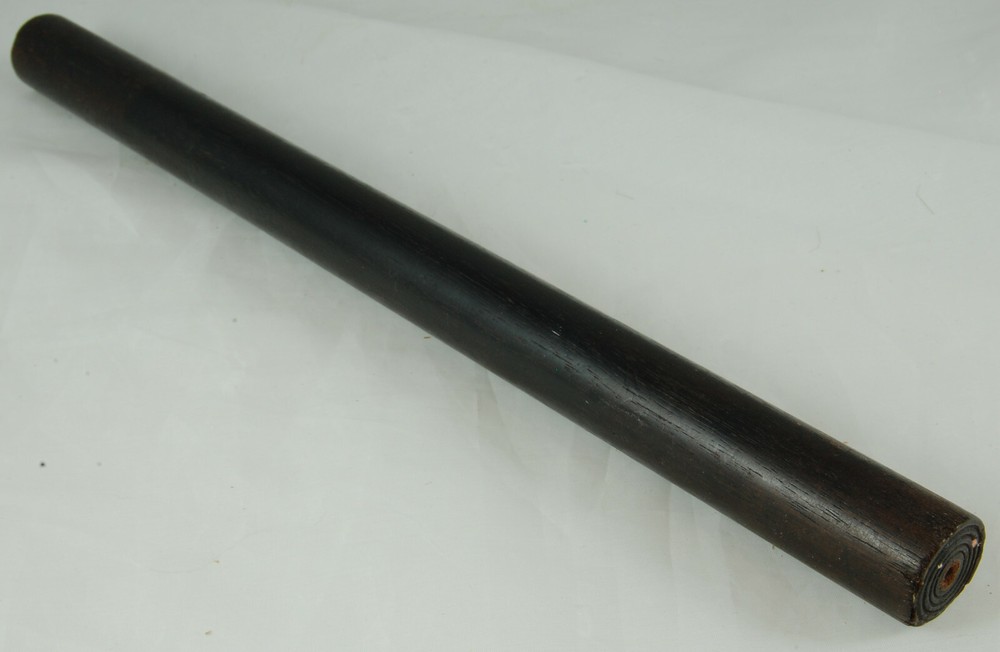 Vintage Antique Ebony Rolling Rule Draftsman/Architect Tool 12"