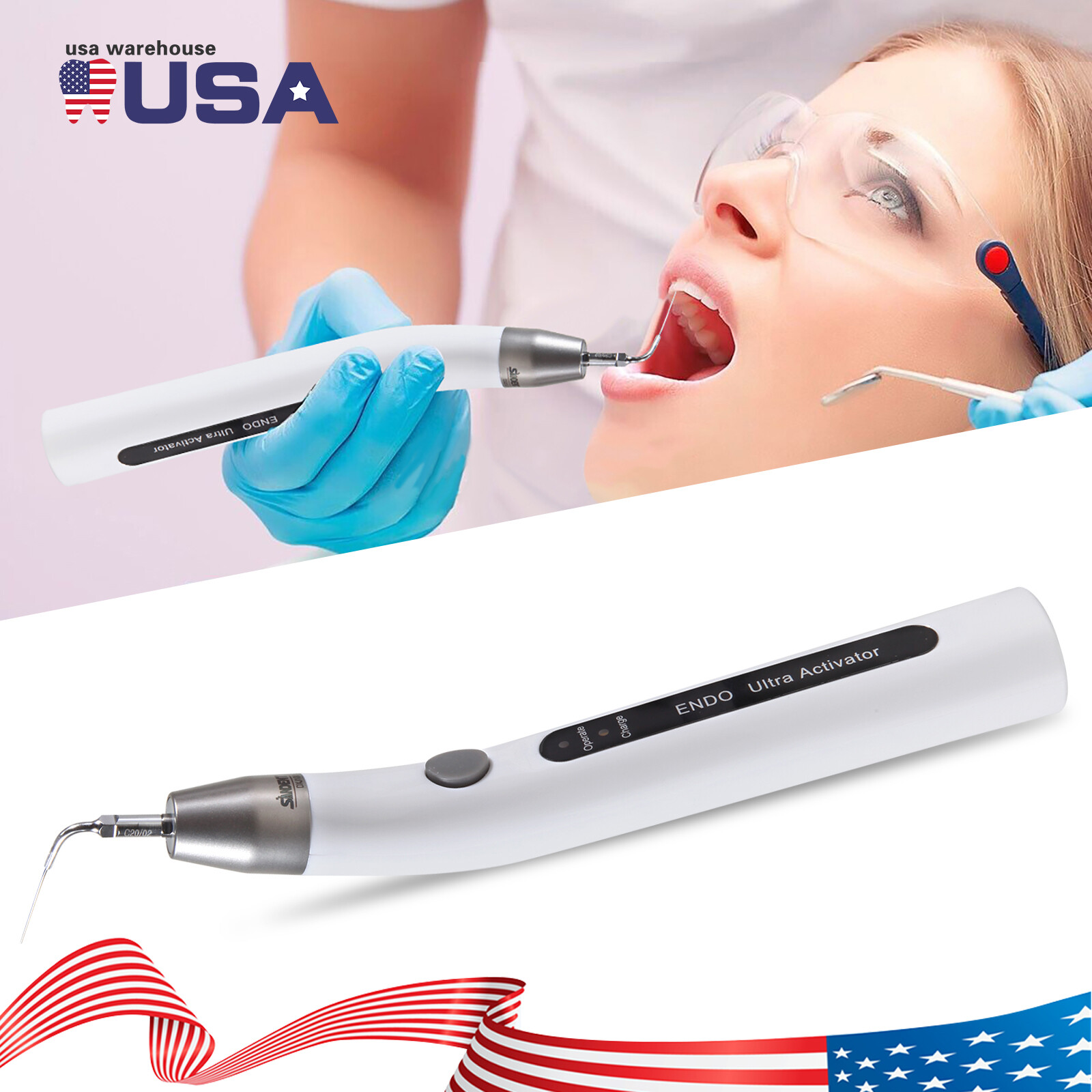 Dental Endo Ultra Activator Ultrasonic Irrigator Root Canal Scaling Handpiece