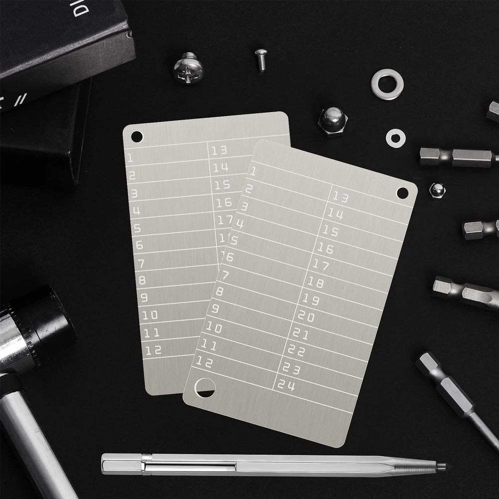 Crypto Wallets Set with Metal Plate Marker for Secure Seed Storage