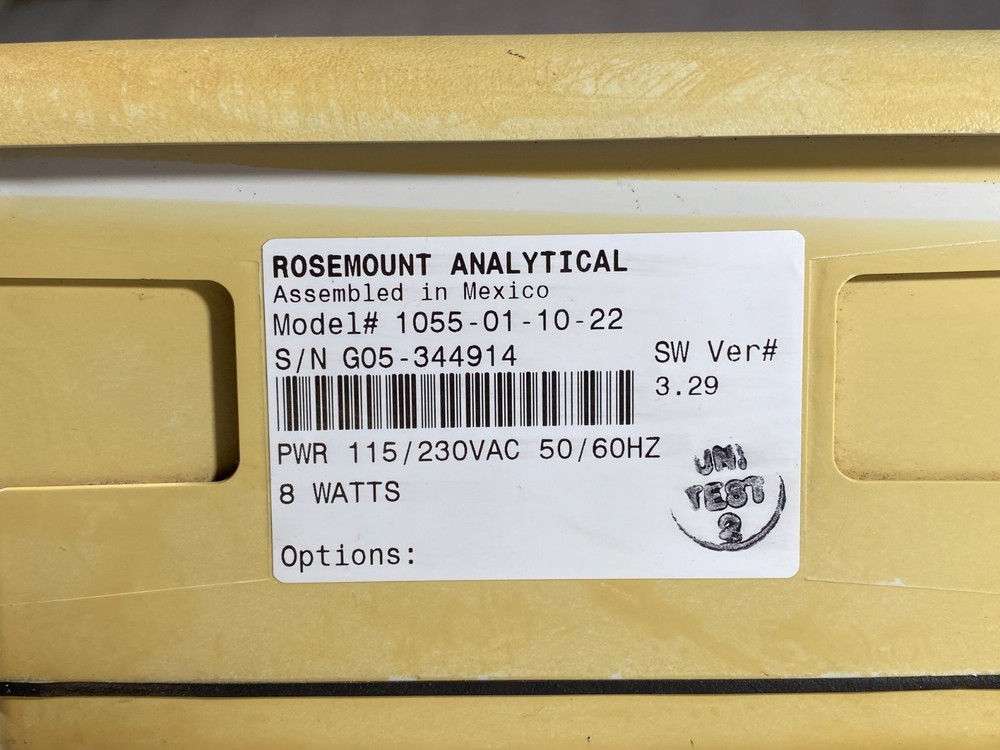 Rosemount Analytical Solu Comp II ph Analyzer Model 1055-01-10-22
