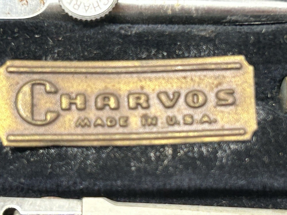 Vintage 13pc. Charvos Drafting Tool Set with Case