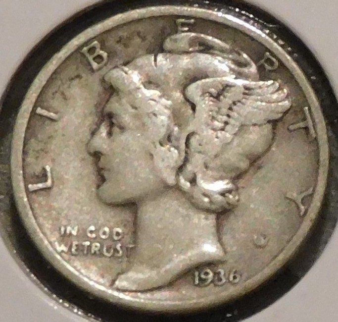 Silver Dime - Mercury - 1936 [422]