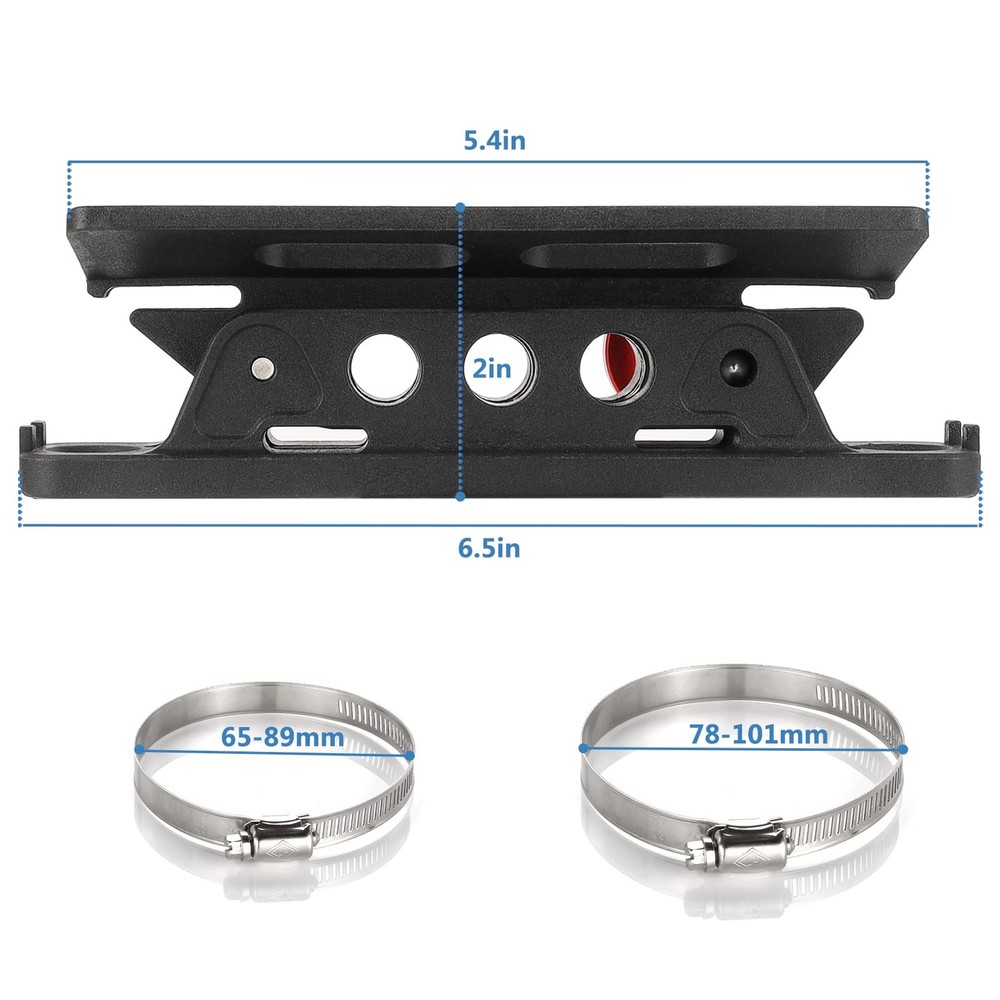 Quick Release Fire Extinguisher Holder Roll Bar Mount Adjustable 4 Clamps