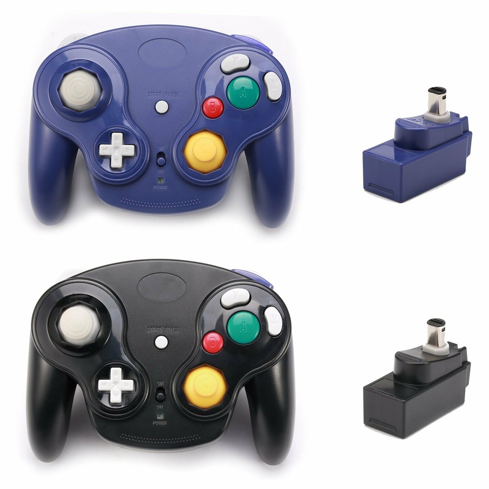 Wireless For Gamecube Retro Classic GC NGC Game Controller With Adapter Wavebird