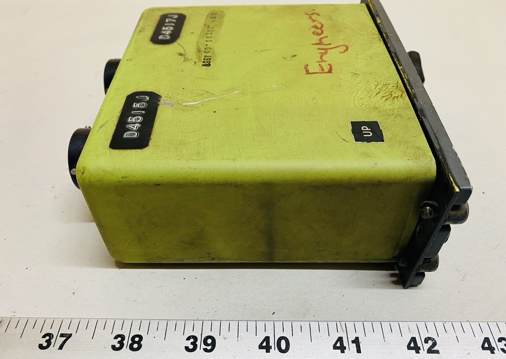 Vintage Aviation Oxygen Mask Microphone Electronic Box