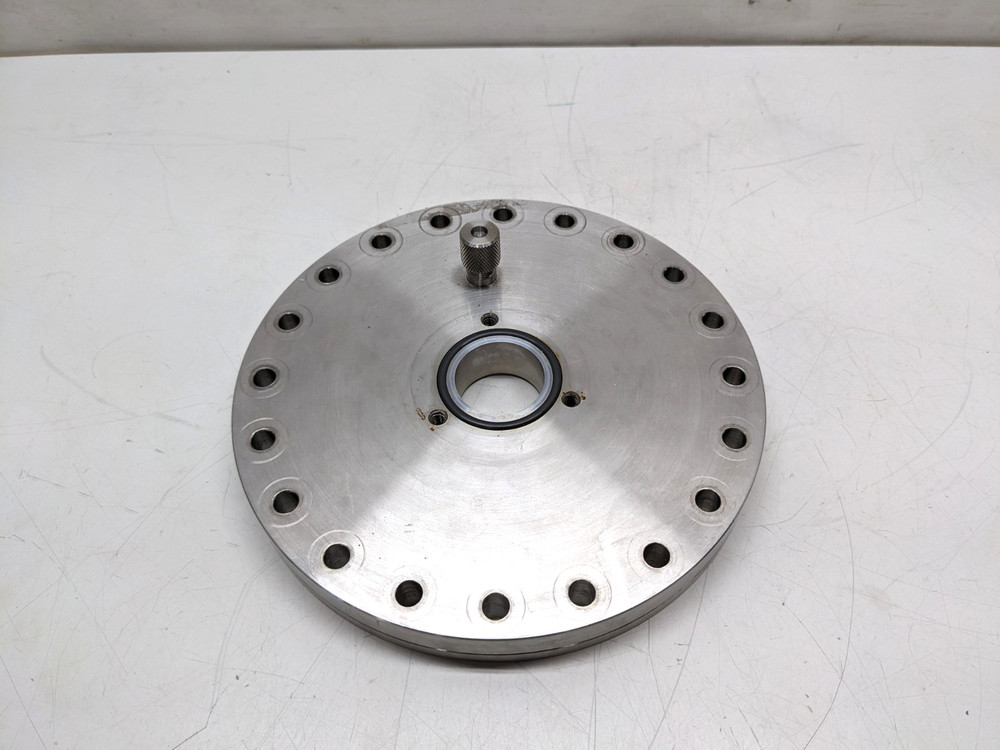 8" Conflat UHV DN160CF Vacuum Flange Cap w/ Ports