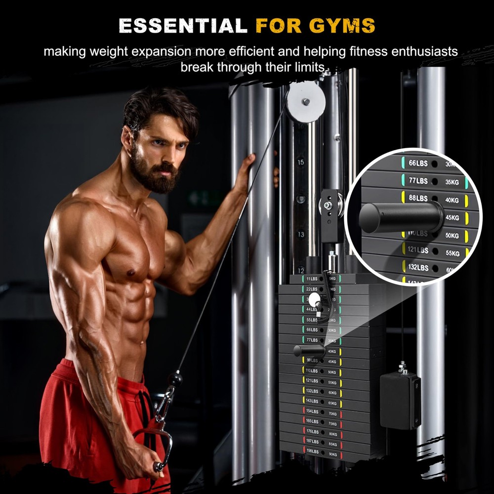 Weight Stack Pin, Gym Pins for Weight Stack Machine, Weight Stack Extender Pi...