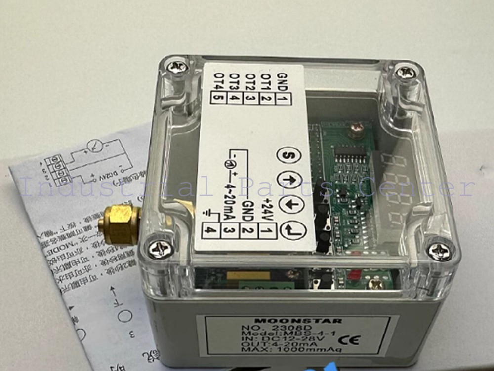 QTY:1 NEW Bubble Level Sensor MBS-4-1 Differential Pressure Sensor