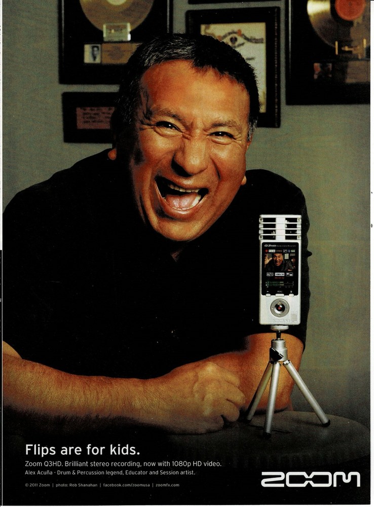 ZOOM RECORDING - ALEX ACUNA - 2011 Print Advertisement