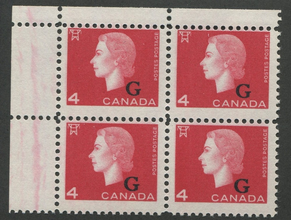 CANADA B.O.B. O48 MINT CORNER BLOCK NH UL