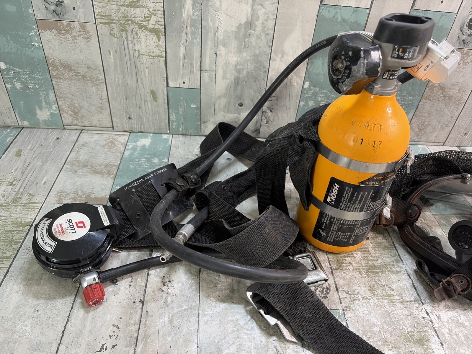 Scott SKA-PAK 5min Emergency Escape Bottle SABA Mobile Air SCBA Work Pack