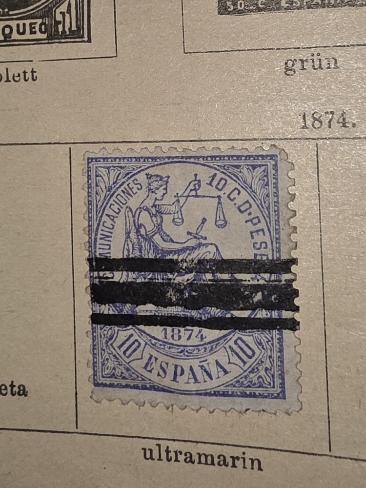 Foreign Spanien 10c Stamp Used - #I201