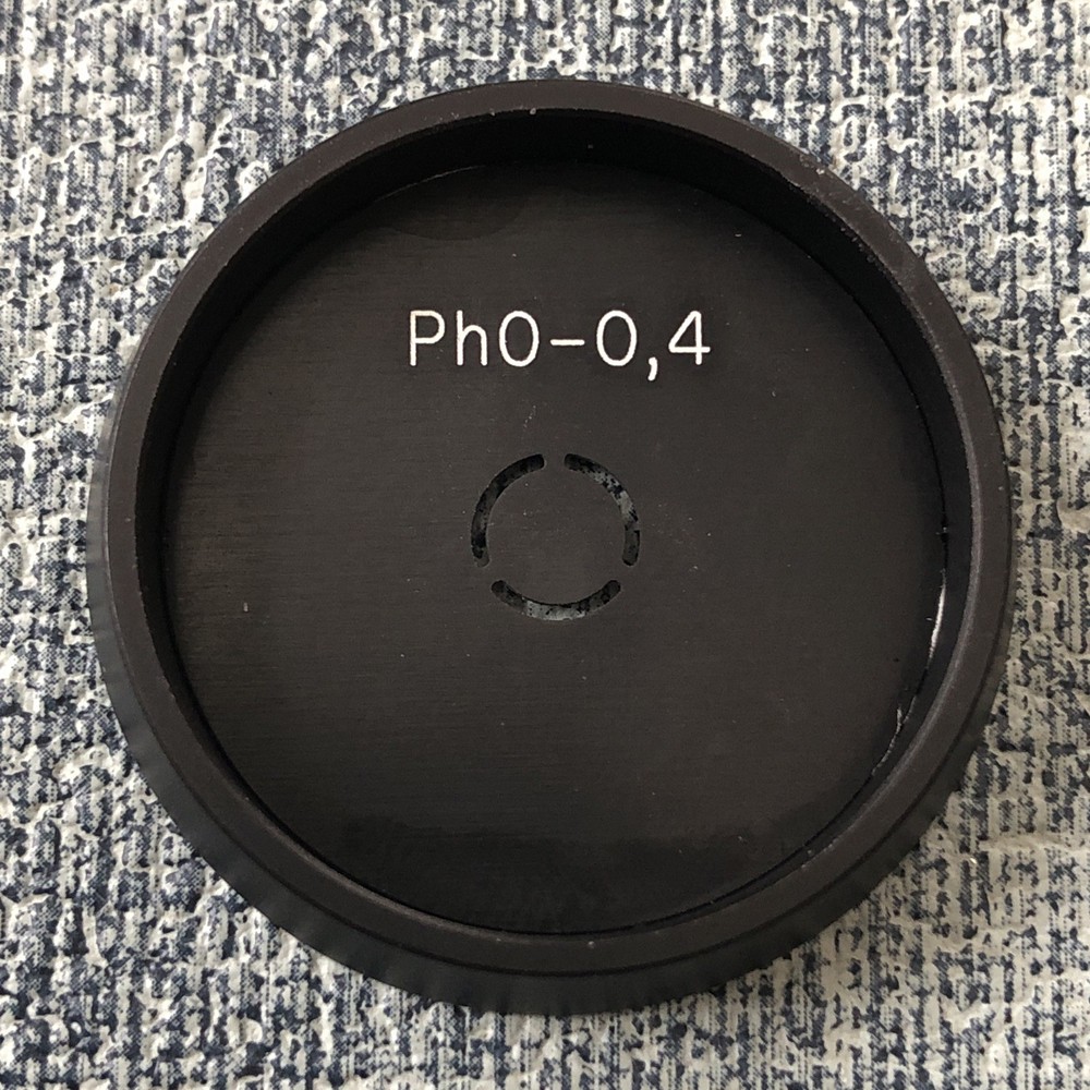 Zeiss Phase Stop Ph0/0.4 Condenser Slider Annuli Insert 451255