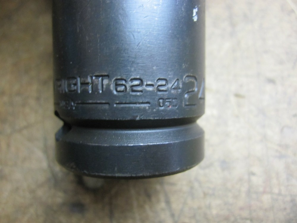 Wright Tool 3/4 dr 62-24 24mm 6 point impact socket
