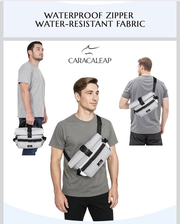 Caracaleap Compact and Versatile 2-in-1 Handlebar Bag