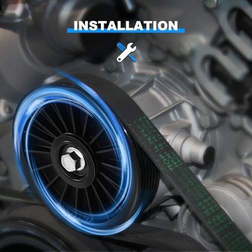 A/C Compressor Bypass Pulley 34207 Durable Replacement for Smooth AC