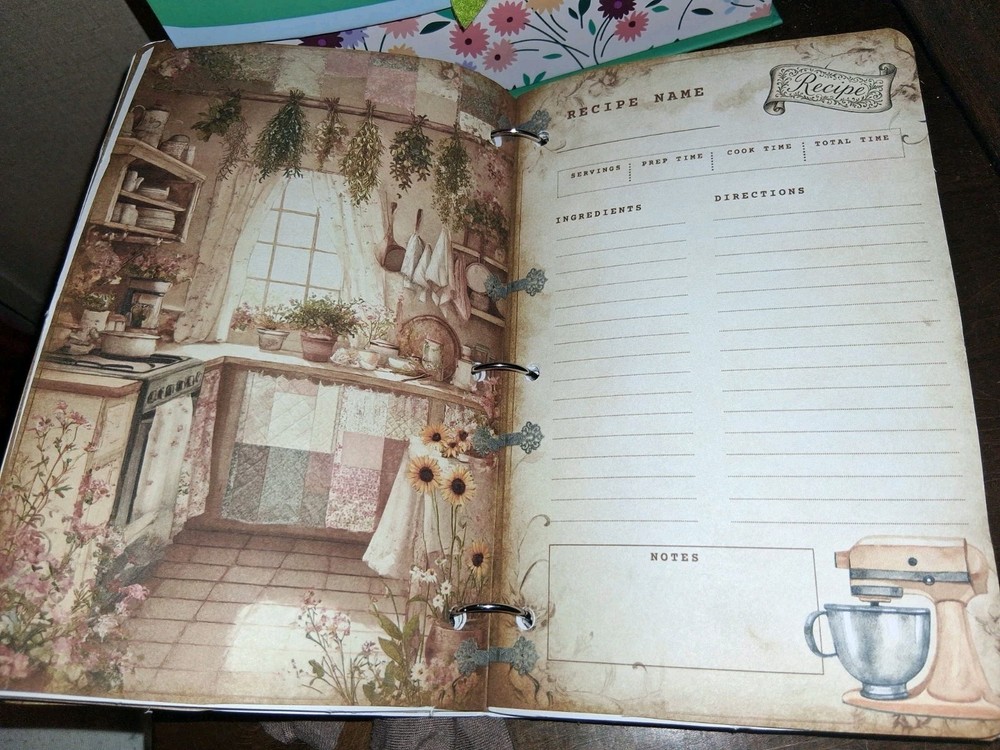 Favorite Recipes Junk Journal Scrapbook