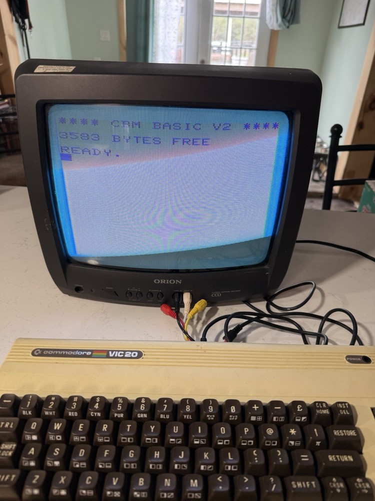Commodore VIC20 Computer CIB Tested Working W Box Manuals Retro Vintage PC