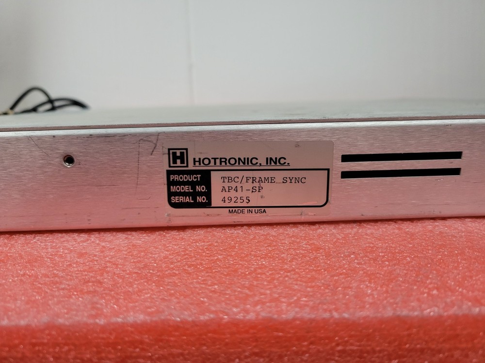 Hotronic AP41-SP Time Base Corrector / Frame Synchronizer *As Is/Read* | C567DS