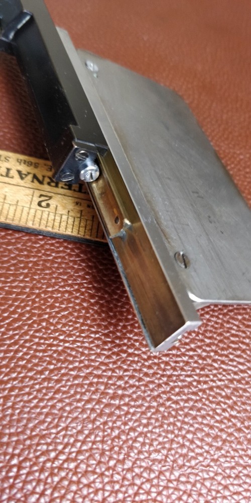 2 Vintage Attachable Mechanical Stage for Microscope BRASS. JAPAN