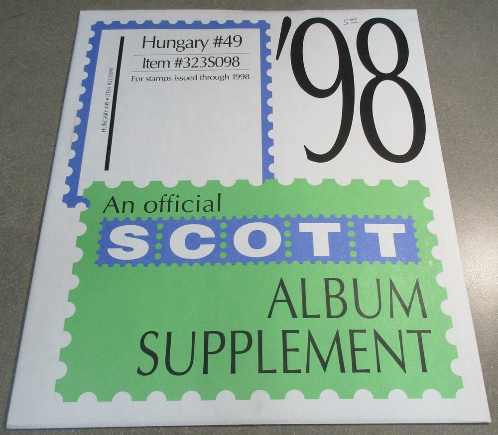 "SCOTT" HUNGARY SUPPLEMENT # 49 1998 W/FREE SHIPPING!!