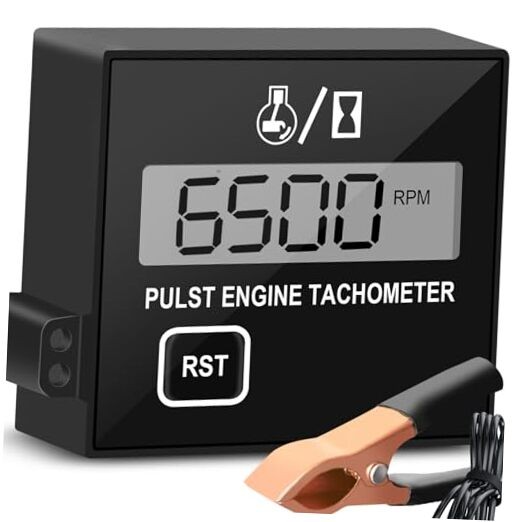 Chainsaw Tachometer-Digital Tachometer Tach Gauge Small Engine Tachometer