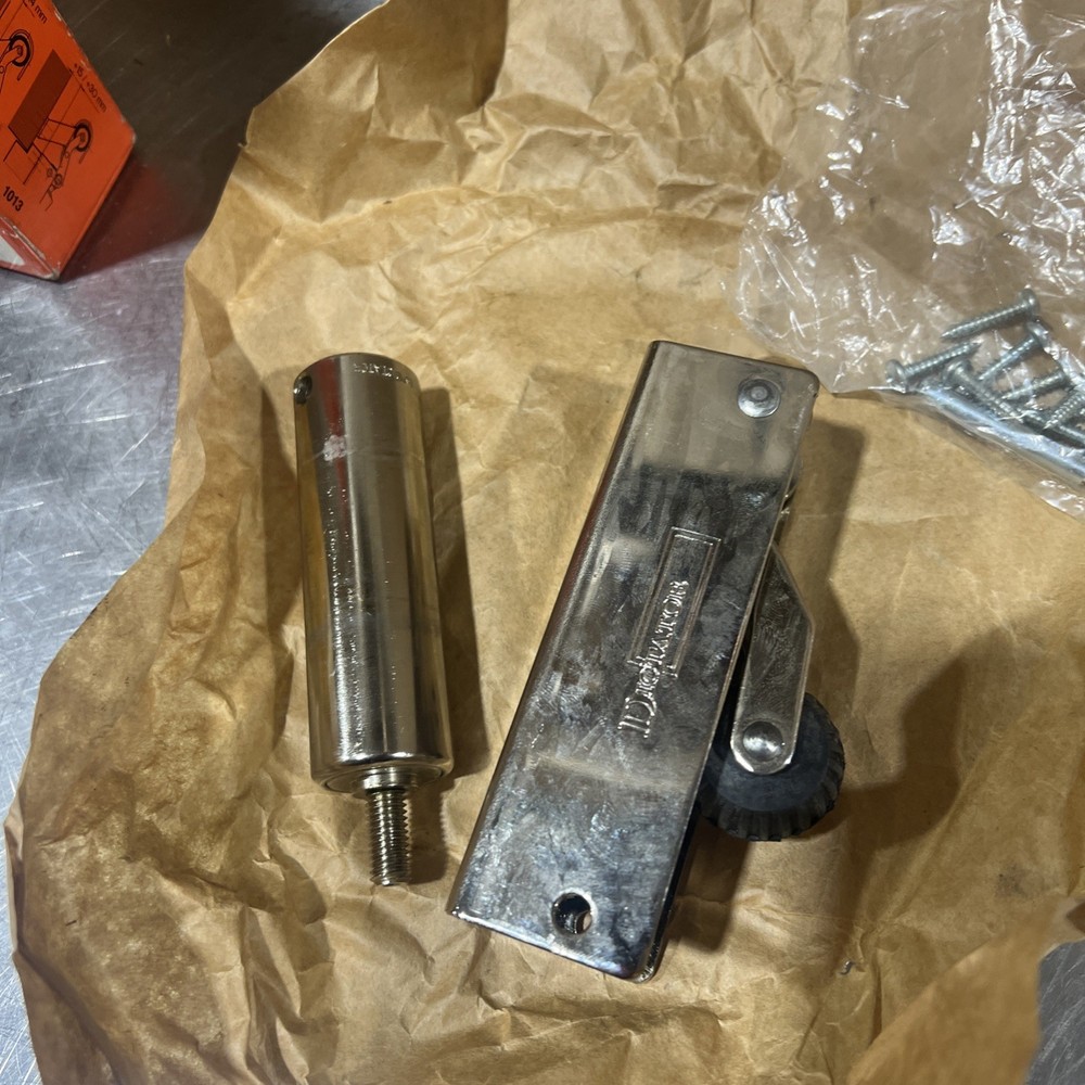 DICTATOR Door Check 1009 Ni (Nos Surplus) Partial Assembly. Missing Hook