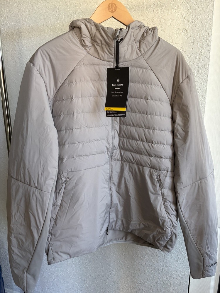 Size:M; lululemon down for it all hoodie