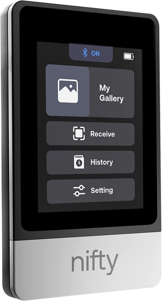 SecuX Nifty Dedicated Gallery Hardware Wallet with Bluetooth
