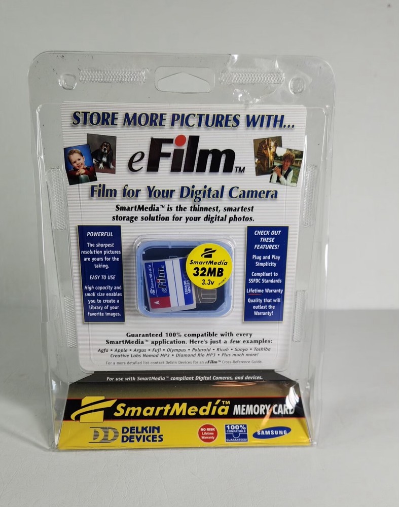 Delkin 32 MB CompactFlash Card DDSMFLS2-32 with Digital Imaging Software Pack