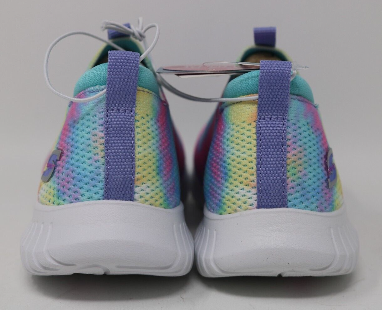 S Sport by Sketchers Katya Multicolored TYE DYE Slip On Shoes Girl's Size 1 NWB