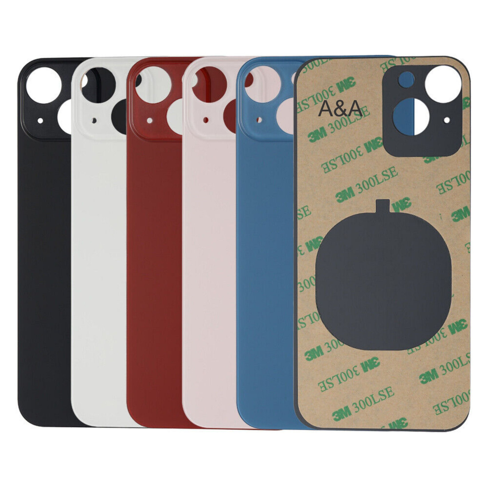 Back Glass replacement Big hole For iPhone 8 SE XR X XS 11 12 13 14 15 Pro M