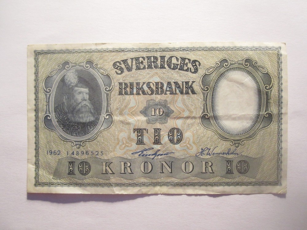 1962 SWEDEN 10 KRONOR