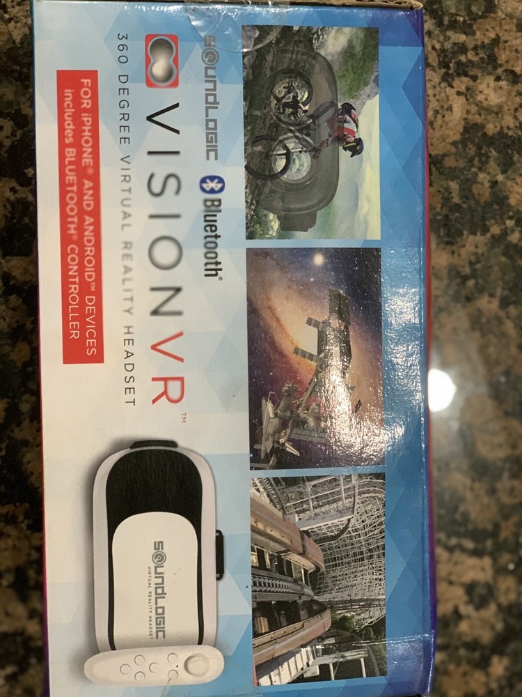 Soundlogic Vision VR 360 Degree Virtual Reality Headset - iPhone & Android