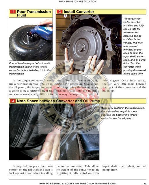 Rebuild Or Modify Chevy Turbo 400 / Th400 Transmission Book