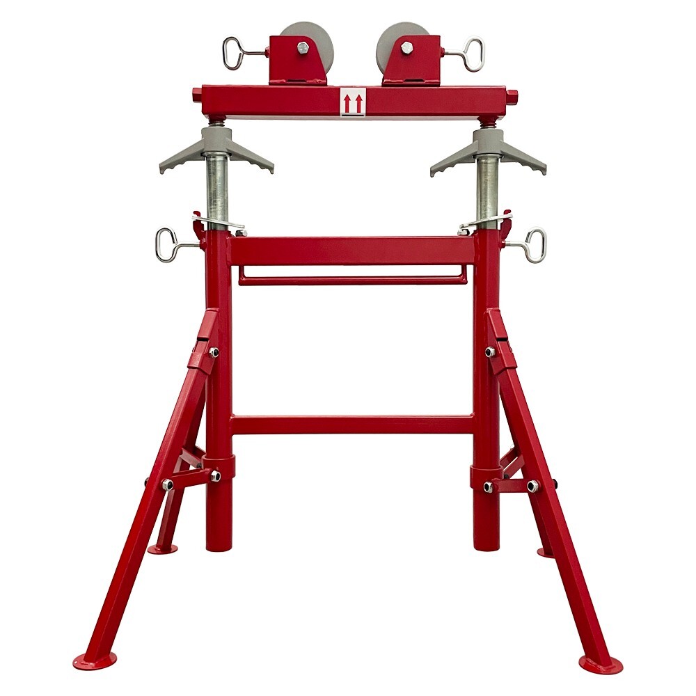 Adjustable 29"-43"H Tube Pipe Roller Support Stand Welding Positioner