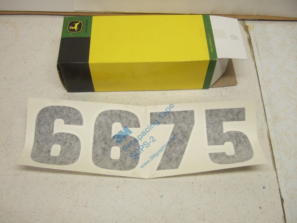 JOHN DEERE 6675 DECAL-SKID STEER LOADER