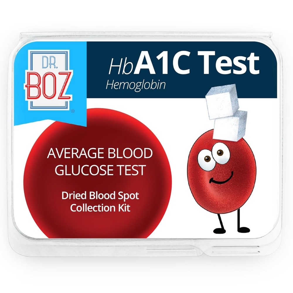 Convenient At-Home HbA1c Testing Kit - Includes Lancets & Prepaid Shipping