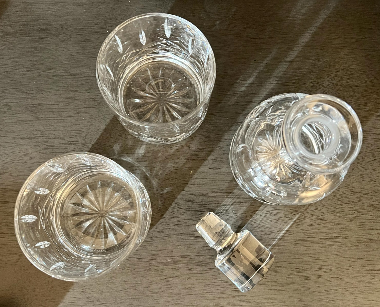 Marquis by Waterford Crystal Markham Stacking Decanter & Tumbler Set Whiskey