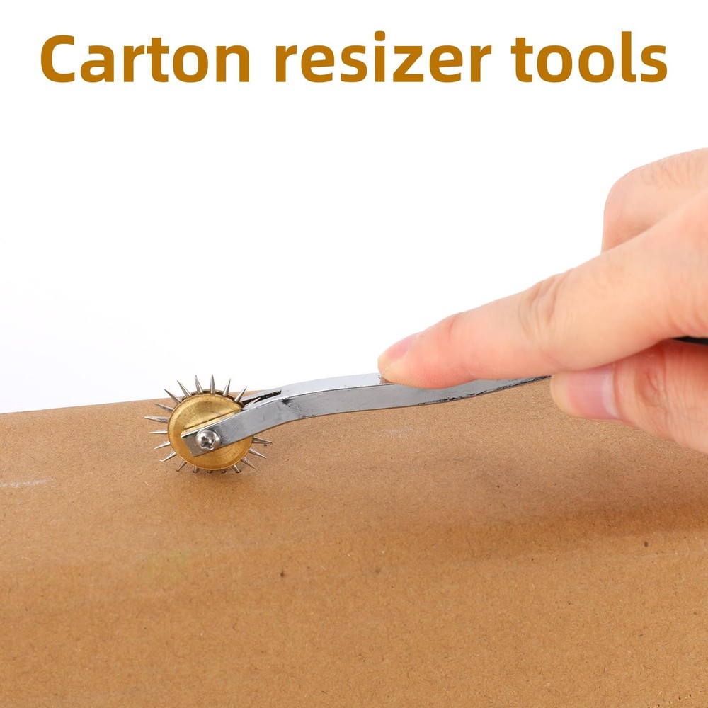 2 PCS Box Resizer Tool Kit Box Perforator Scoring Tool Wheel 2 Styles Craft